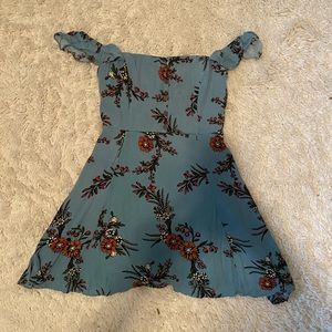 Lulus off the shoulder mini dress